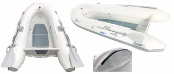 BATTELLO GIBSY SERIE ALU-D CM.290 CARENA IN LEGA DI ALLUMINIO E MAGNESIO CON CHIGLIA DOPPIO FONDO
